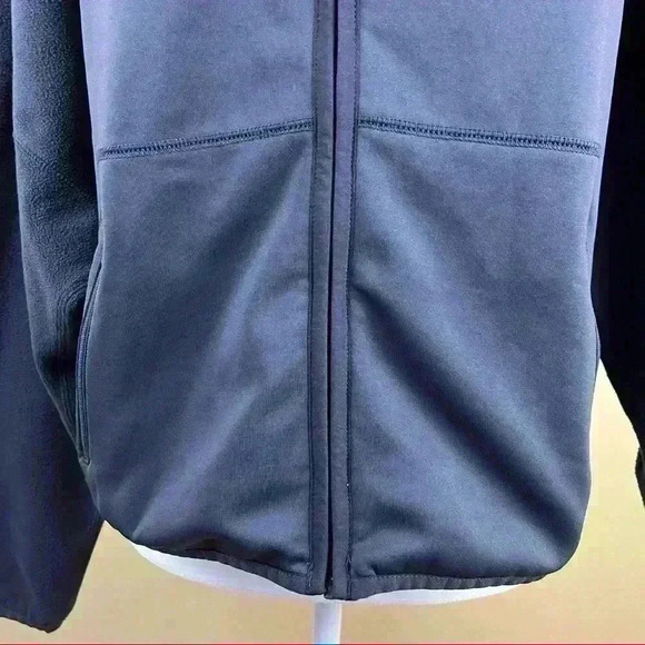 Puma Gray Yogini Cropped Zip Fleece Hooded Jacket Size XL - Picture 6 of 13